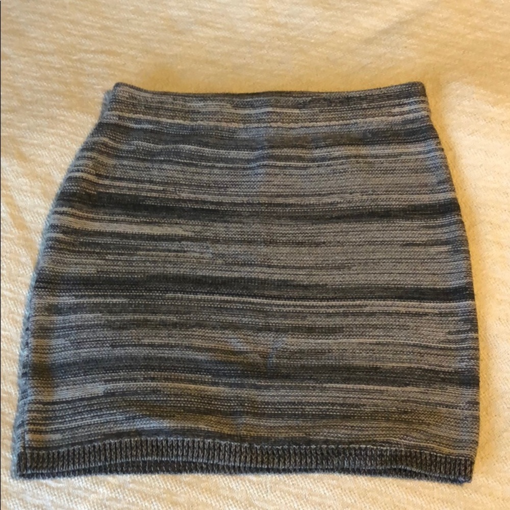 Multicolored Knit Mini Skirt **LIKE NEW**